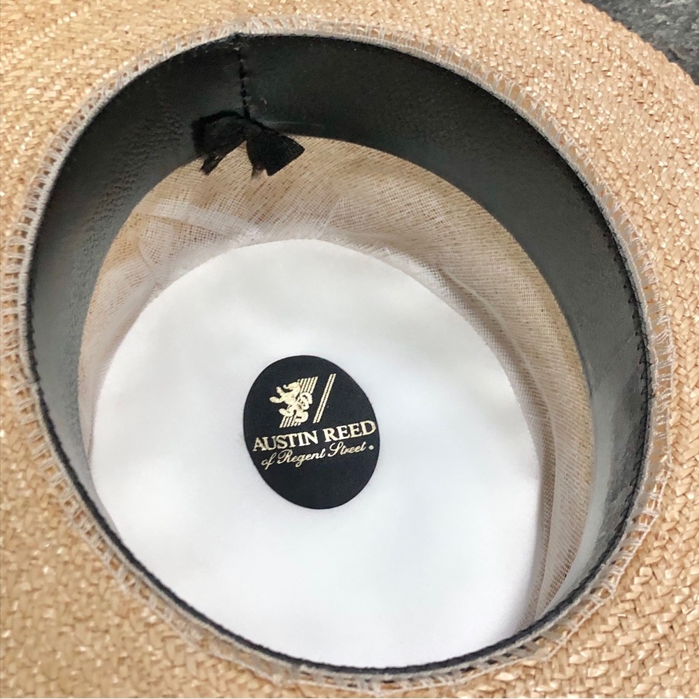 Austin Reed Straw Boater Hat - Picture 7 of 12